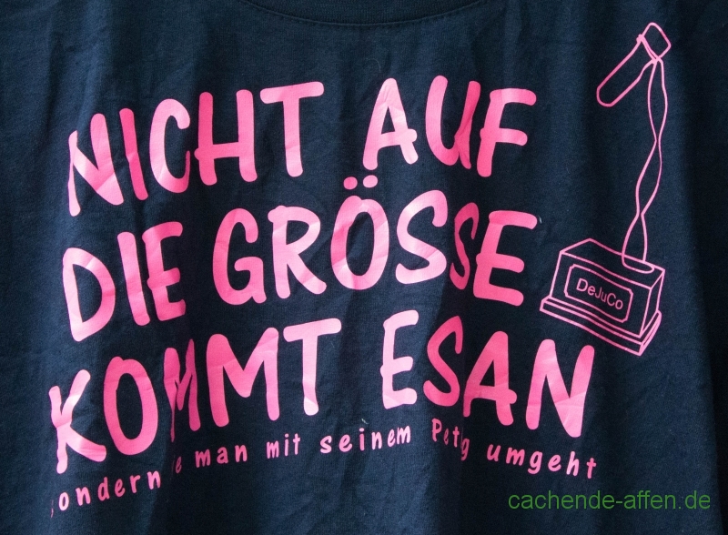 Auch passende T-Shirts gab es