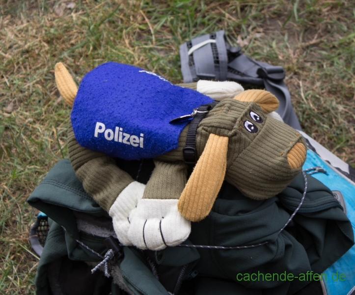 Auch Polizeihunde waren anwesend