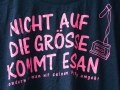 Auch passende T-Shirts gab es