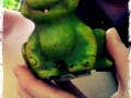 Und noch eine Bekanntschaft im Wald: der Frosch